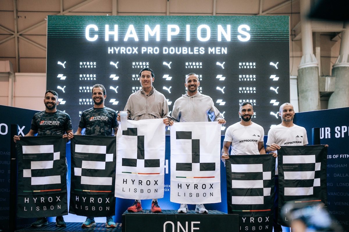 Tiago Lousa and Alan Cao Hyrox Lisbon champions